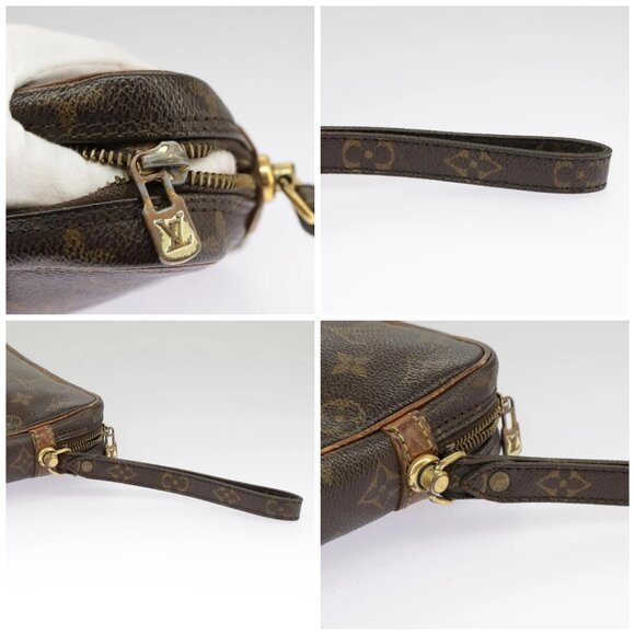 LOUIS VUITTON Monogram Marly Dragonne GM Clutch Bag M51825 LV Auth 102171 - Picture 16 of 16